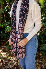 Georgie Geo Wool Scarf