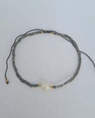 pearl bracelet, expandable bracelet, stackable bracelet, delicate bracelet, glass bead bracelet, colourful bracelet, fun bracelet