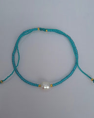 pearl bracelet, expandable bracelet, stackable bracelet, delicate bracelet, glass bead bracelet, colourful bracelet, fun bracelet