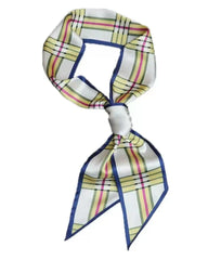 Satin Neck Scarves & Bag Ties - Multi Check