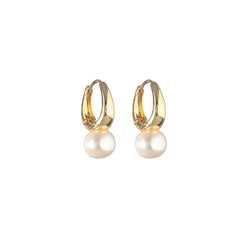 Kate Freshwater Pearl Earrings Gold
