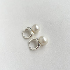 Kate Freshwater Pearl Earrings Silver