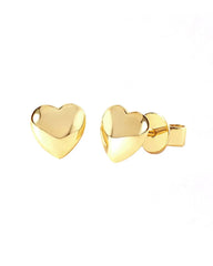 Olivia Delicate Heart Stud Earrings