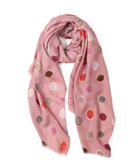 Jamie Circle in Pink Autumn/Winter Scarf