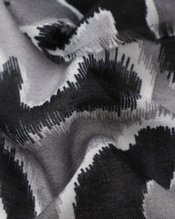 Uma Animal Print in Grey Autumn/Winter Scarf