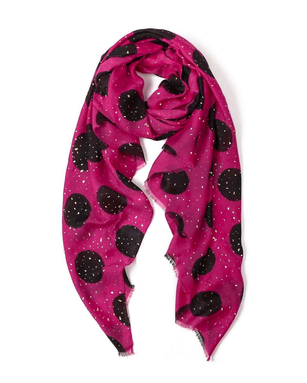 Odette Spot in Pink Autumn/Winter Scarf