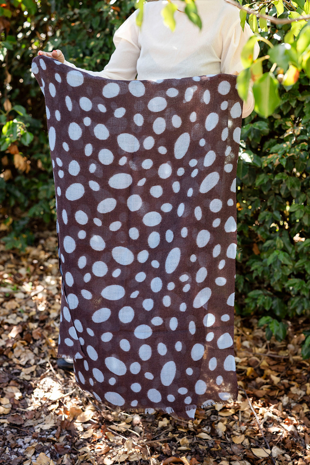 Suzie Spot Wool Scarf