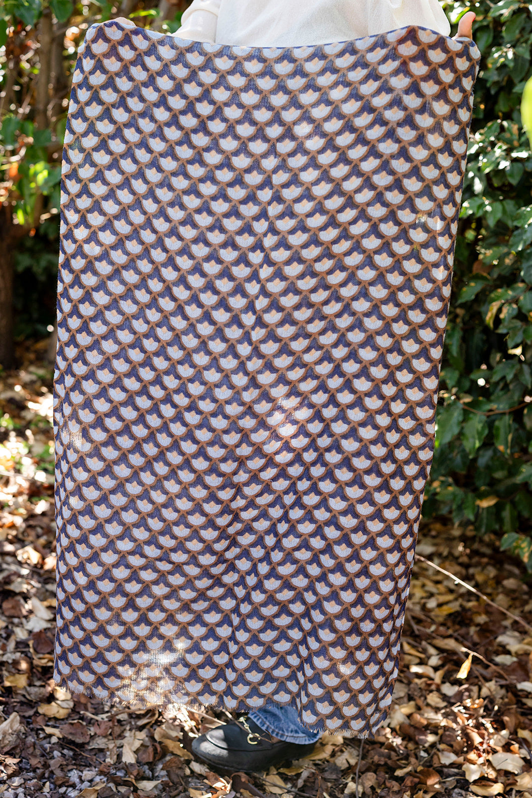 Maisie Mosaic Wool Scarf