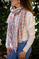 Alana Abstract Wool Scarf
