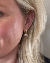 Kate Freshwater Pearl Earrings Silver