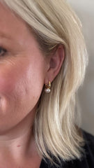 Kate Freshwater Pearl Earrings Gold