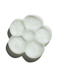 flower shaped tray, flower shaped jewelry tray, pretty jewelry tray, bedside jewelry tray, white flower tray