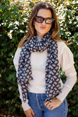 Maisie Mosaic Wool Scarf