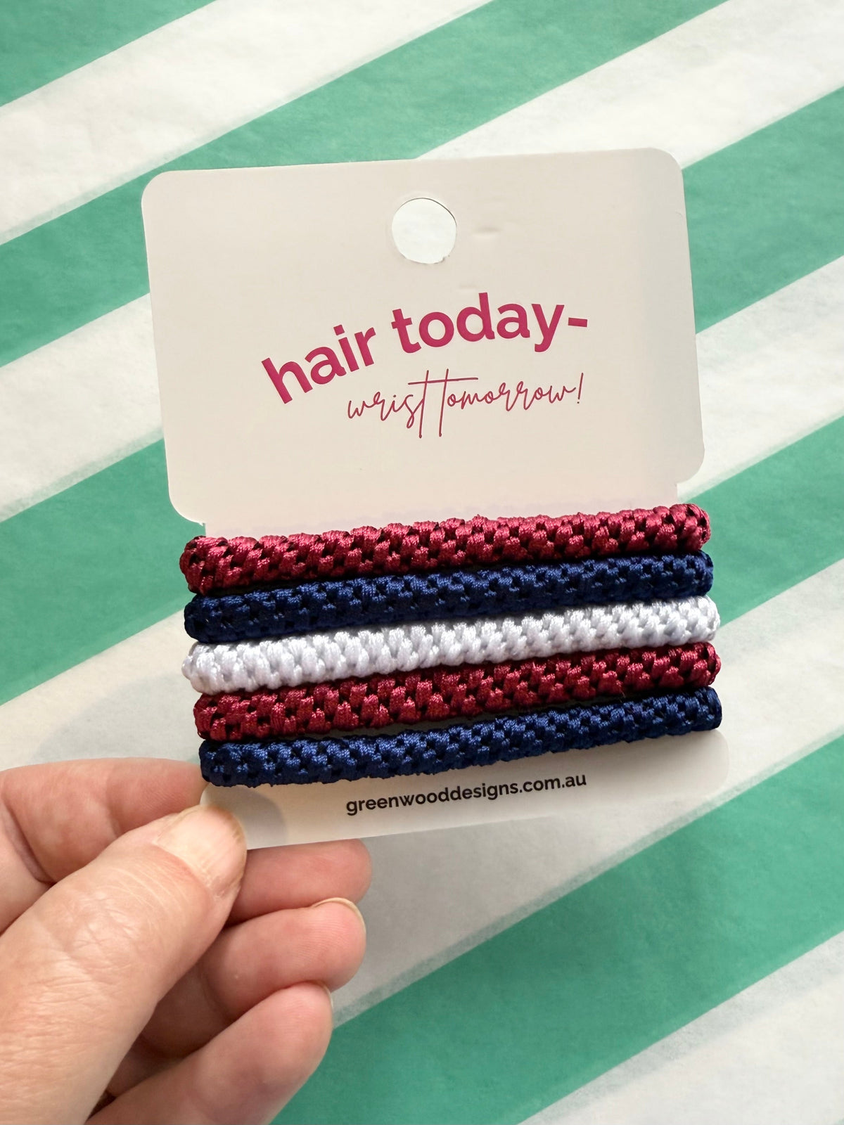 Hair Elastics Pack - Berry Bonbon