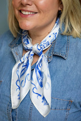Willa Arantz Collaboration Silk Scarf - Amalfi