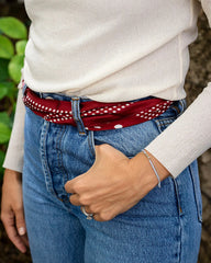 Spotted Silk Neck Scarf