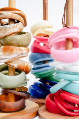 Handmade Resin Stacking Cuff Bracelet
