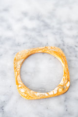 Handmade Geo Resin Stacking Bangle