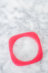Handmade Geo Resin Stacking Bangle