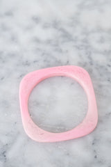 Handmade Geo Resin Stacking Bangle