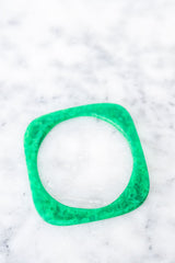 Handmade Geo Resin Stacking Bangle