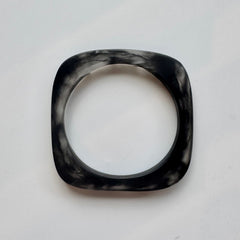 Handmade Geo Resin Stacking Bangle