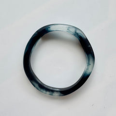 Handmade Wave Resin Stacking Bangle
