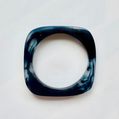 Handmade Geo Resin Stacking Bangle