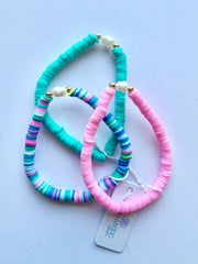 Emmy Pearl Pop Heishi Bracelet Bundle