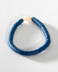 bright bracelet, fun bracelet, pearl bracelet, pretty bracelet, young girls bracelet, stackable bracelet