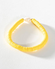 bright bracelet, fun bracelet, pearl bracelet, pretty bracelet, young girls bracelet, stackable bracelet