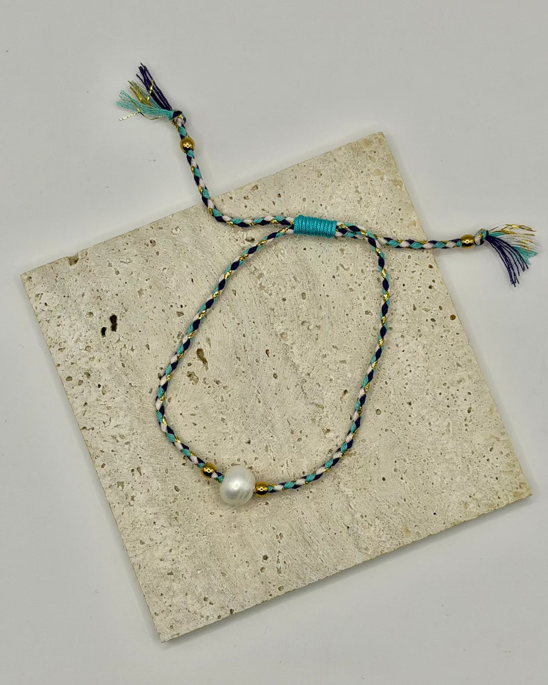 Freshwater Pearl Cord Bracelet, a great gift for teens who love stacking bracelets