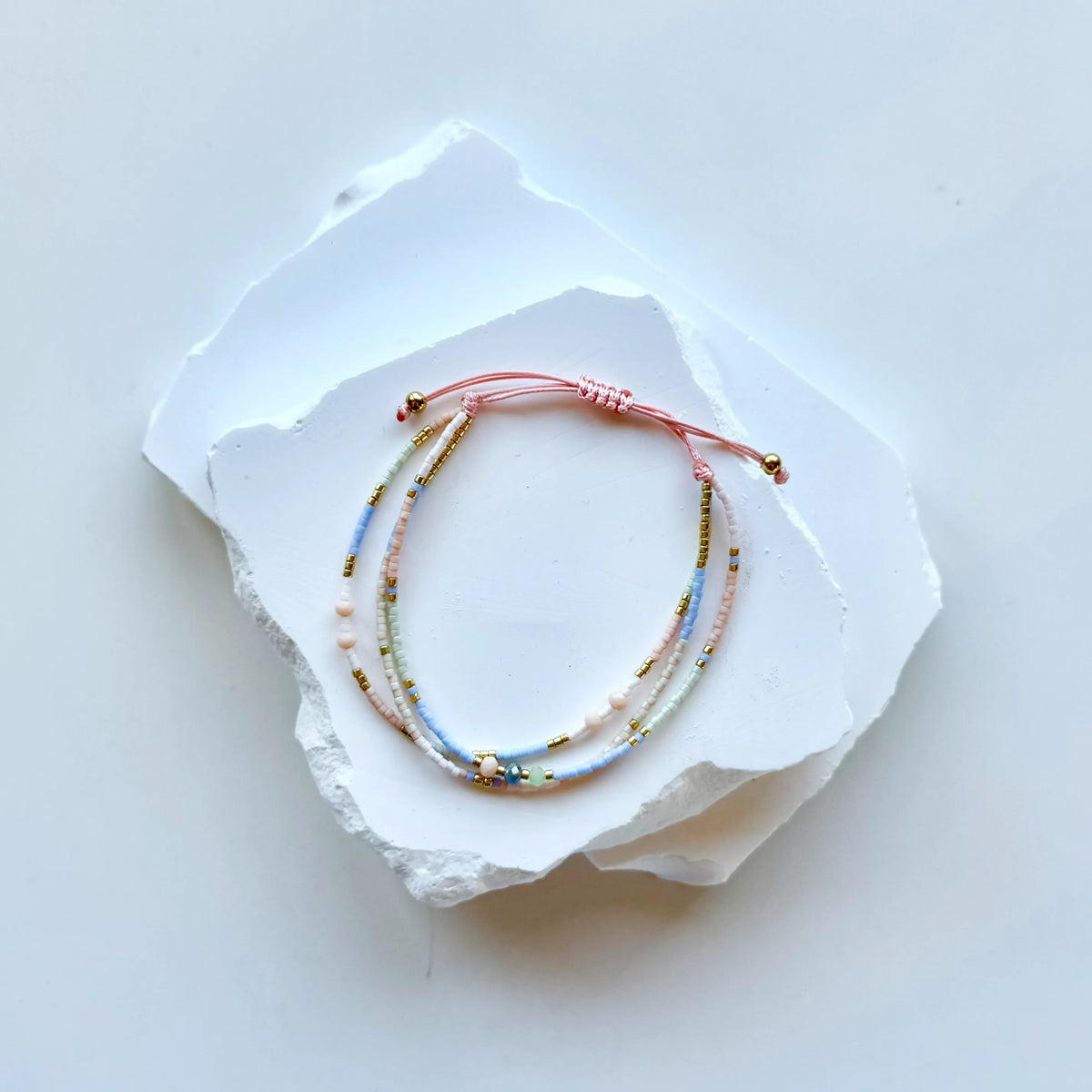 Indie Layers Bead Bracelet Collection