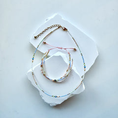 Indie Layers Bead Bracelet Collection
