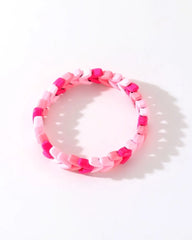 Colourful Enamel Stacking Bracelet Collection in Gold & Silver