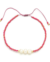 bright bracelet, fun bracelet, pearl bracelet, pretty bracelet, young girls bracelet, stackable bracelet, expandable bracelet