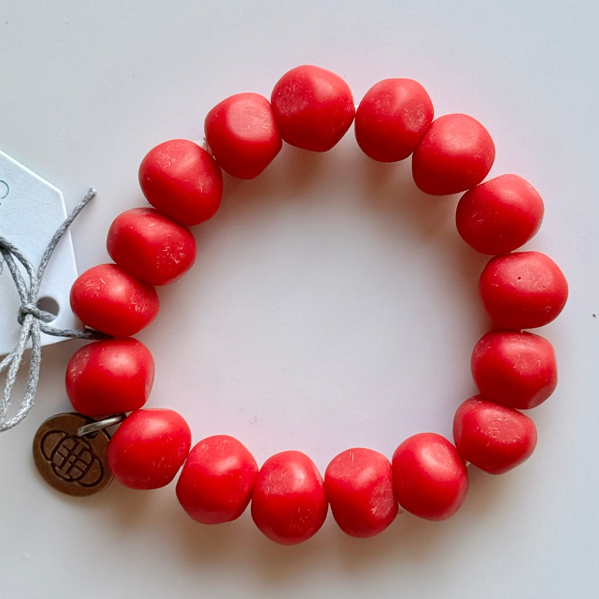 Matching bracelet included in the Blue White and Red Lobster Pouch gift pack by Greenwood Designs