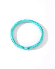 Colourful Enamel Stacking Bracelet Collection in Gold & Silver
