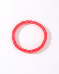 Colourful Enamel Stacking Bracelet Collection in Gold & Silver