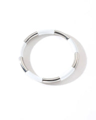 Colourful Enamel Stacking Bracelet Collection in Gold & Silver