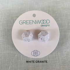 Plain Rock Earrings