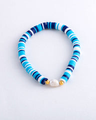 bright bracelet, fun bracelet, pearl bracelet, pretty bracelet, young girls bracelet, stackable bracelet