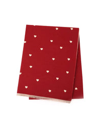 Reversible Holly Heart Winter Scarf – Red Heart Printnter Scarf