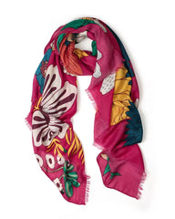 Bella Botanical in Pink Autumn/Winter Scarf