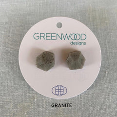 Plain Rock Earrings