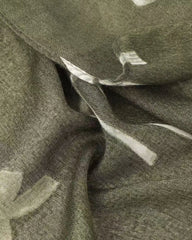 Eva Mini Bow in Green Autumn/Winter Scarf