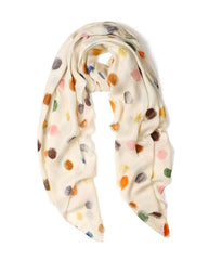 Jamie Circle in Cream Autumn/Winter Scarf