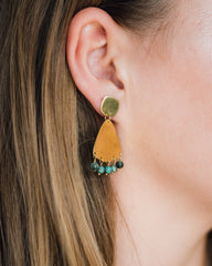 Emmy Gold Plated (sterling silver) Earrings